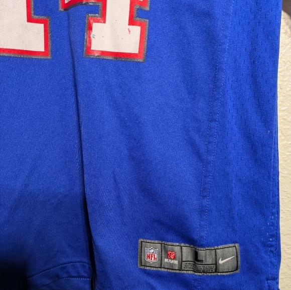 Nike Blue NFL Jersey with Red and White Accents Size Large - Picture 3 of 5